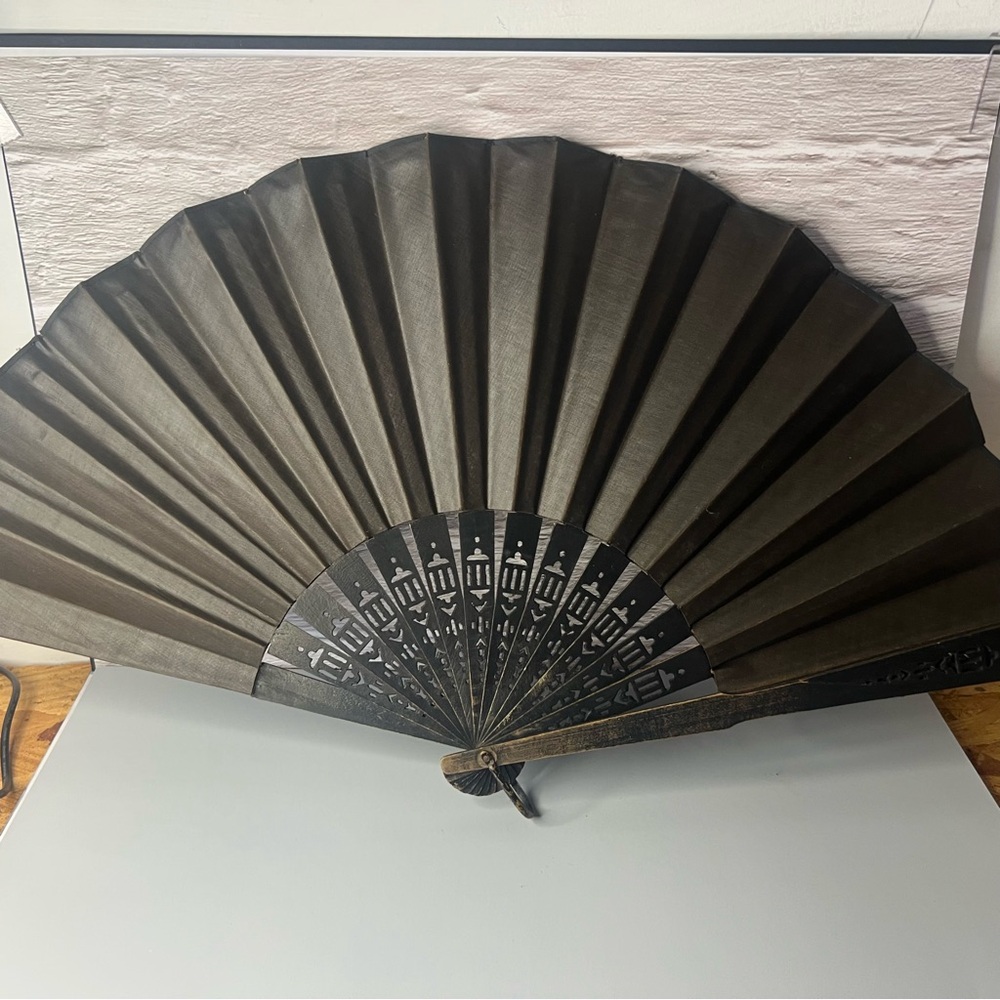 Elegant Black Hand Fan